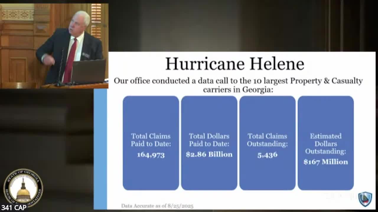 Georgia Insurance Market Reports 97% Claims Settled Amid Company Withdrawals