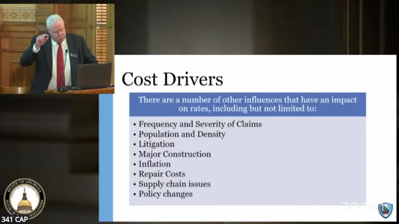 Georgia Insurance Department reviews rate filings amid staffing and tort reform discussions