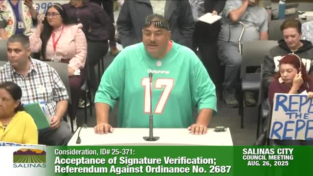 Salinas Residents Demand Public Vote on Local Decision Making