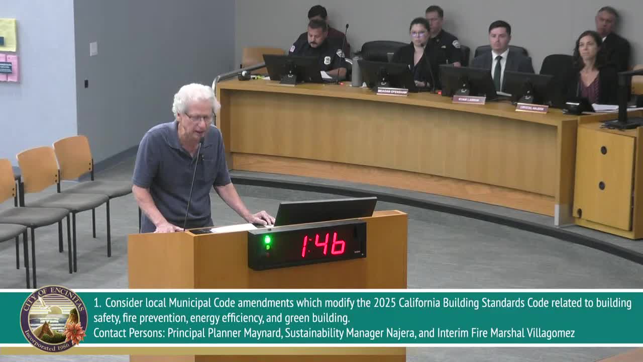 Encinitas City Council Supports Climate Action Plan Option 1 Amid AB 130 Concerns