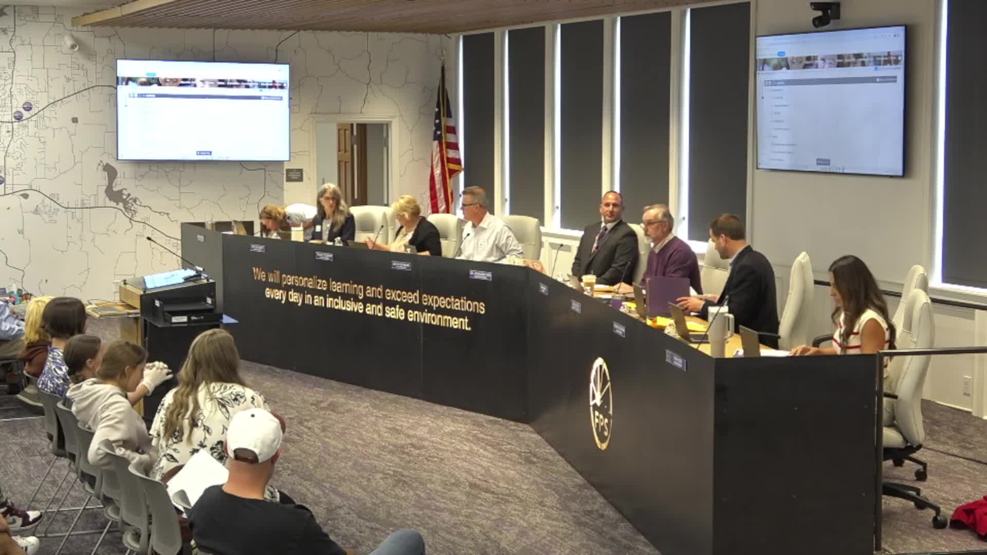 Fayetteville Board of Education recognizes student achievements and partners with Aurora for organ donation