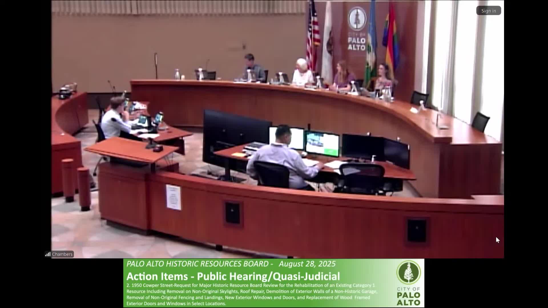 Palo Alto Board Welcomes Restoration of Historic Building with Improved Sight Lines