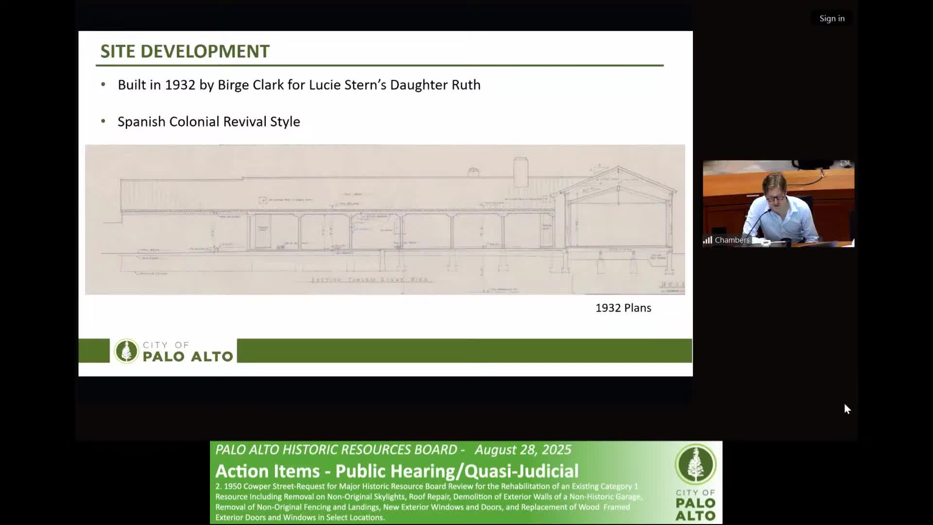 Architectural Review Proposes Changes to Historic 1932 Spanish Colonial Revival Home