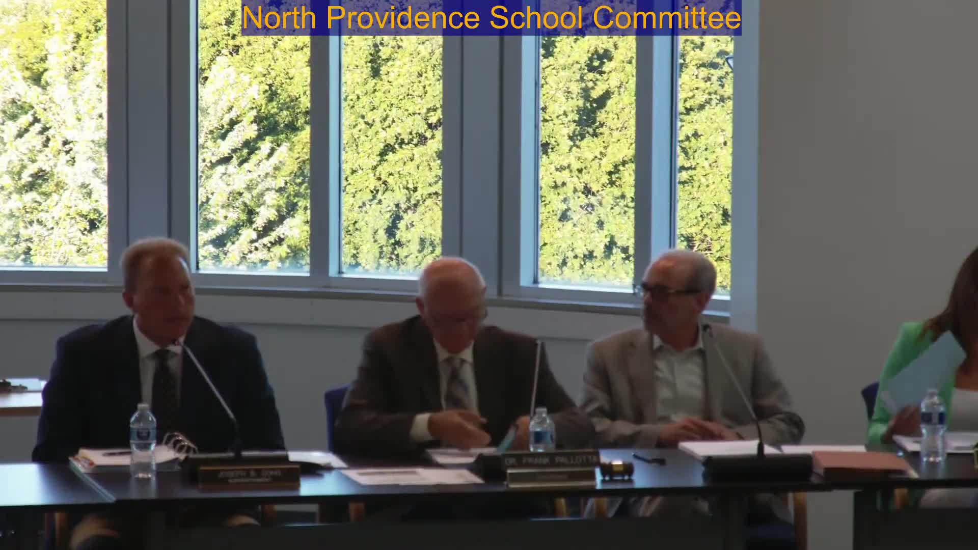 Doctor Mario Carreno presents Rhode Island's transportation efficiency initiative to local committee