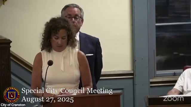 Cranston Council President Resigns Citing Obstruction from Mayor's Office