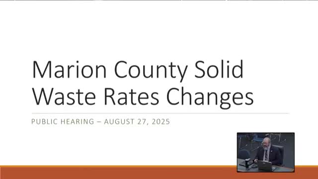 Marion County proposes transfer station fee increases to cover budget shortfall