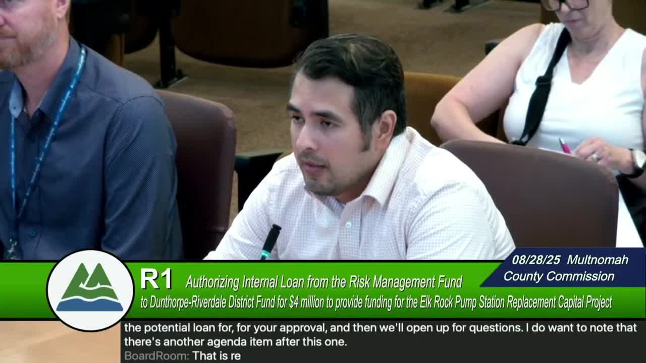 Clackamas County Board Approves $4M Interfund Loan for Elk Rock Pump Station Upgrade