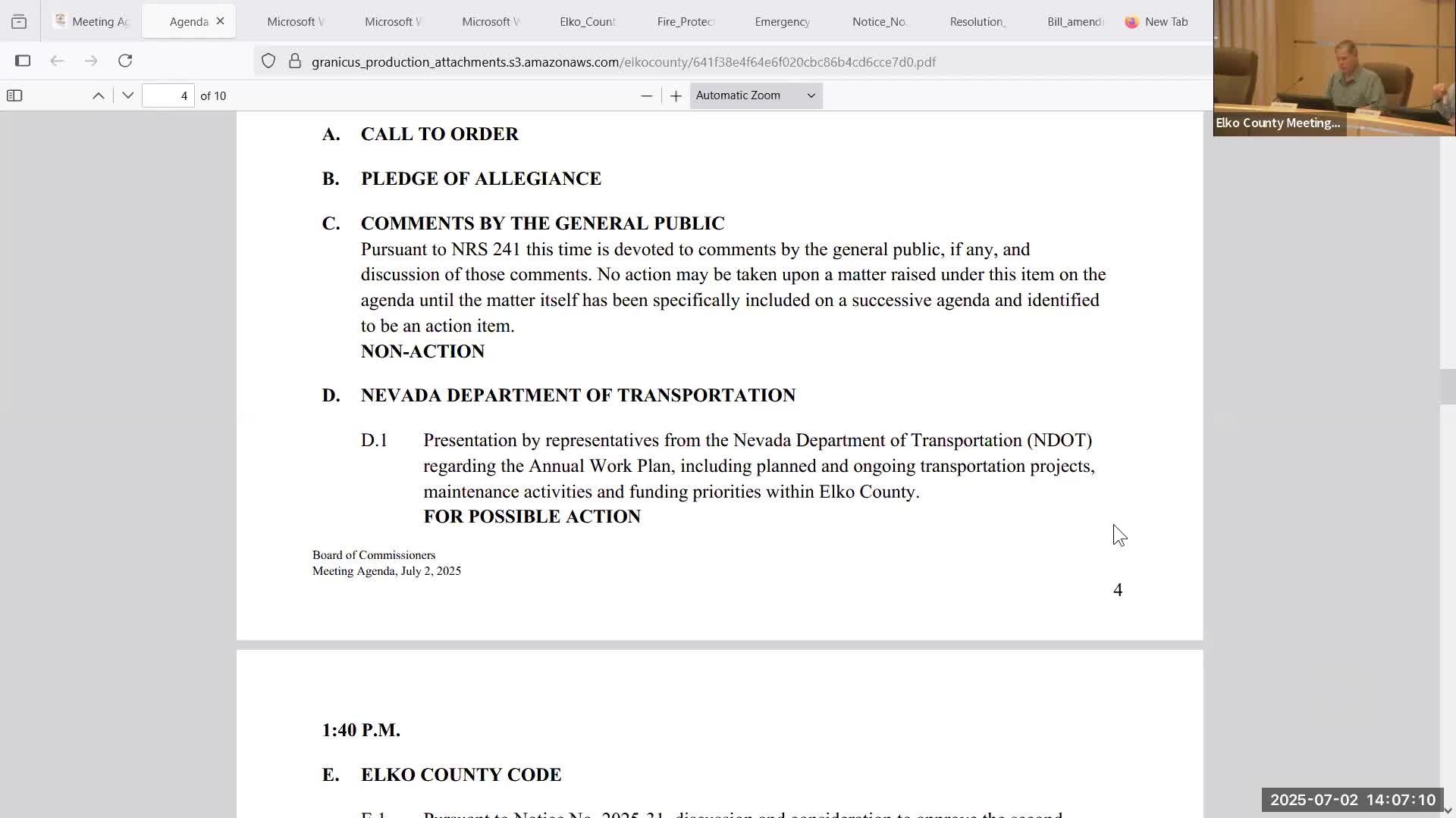 Out-of-state founder briefs Elko commissioners on ‘Billion Pill Pledge’ opioid-prevention approach