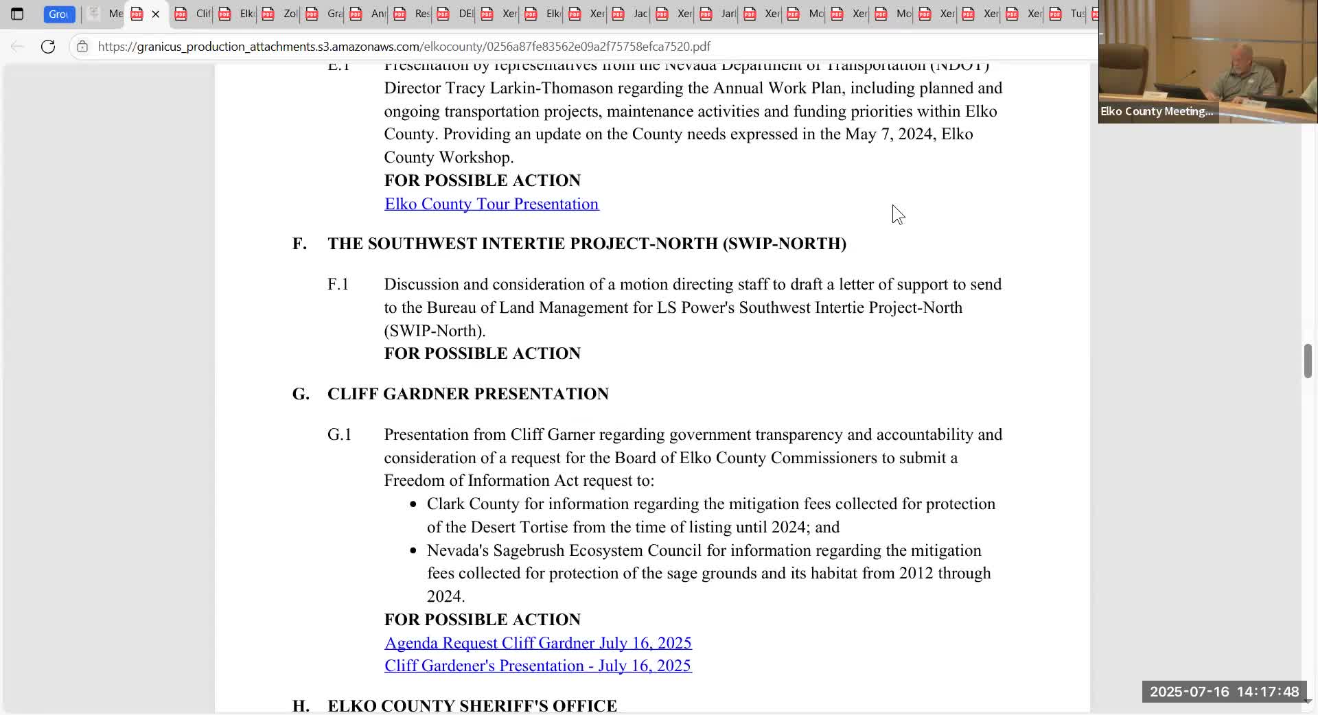 Elko commissioners back ELKO‑area section of SWIP North transmission corridor