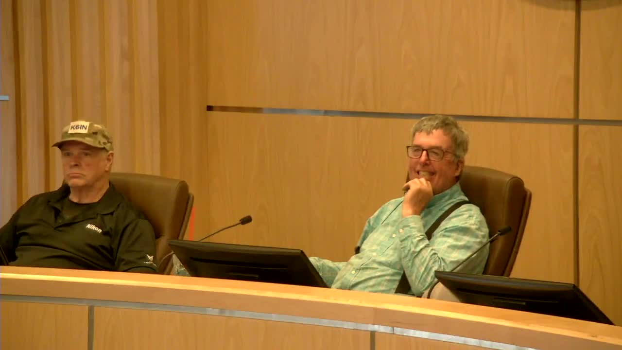 Broadcaster KENV signals its intent to move from VHF to UHF with higher power; board requests power study and contract review