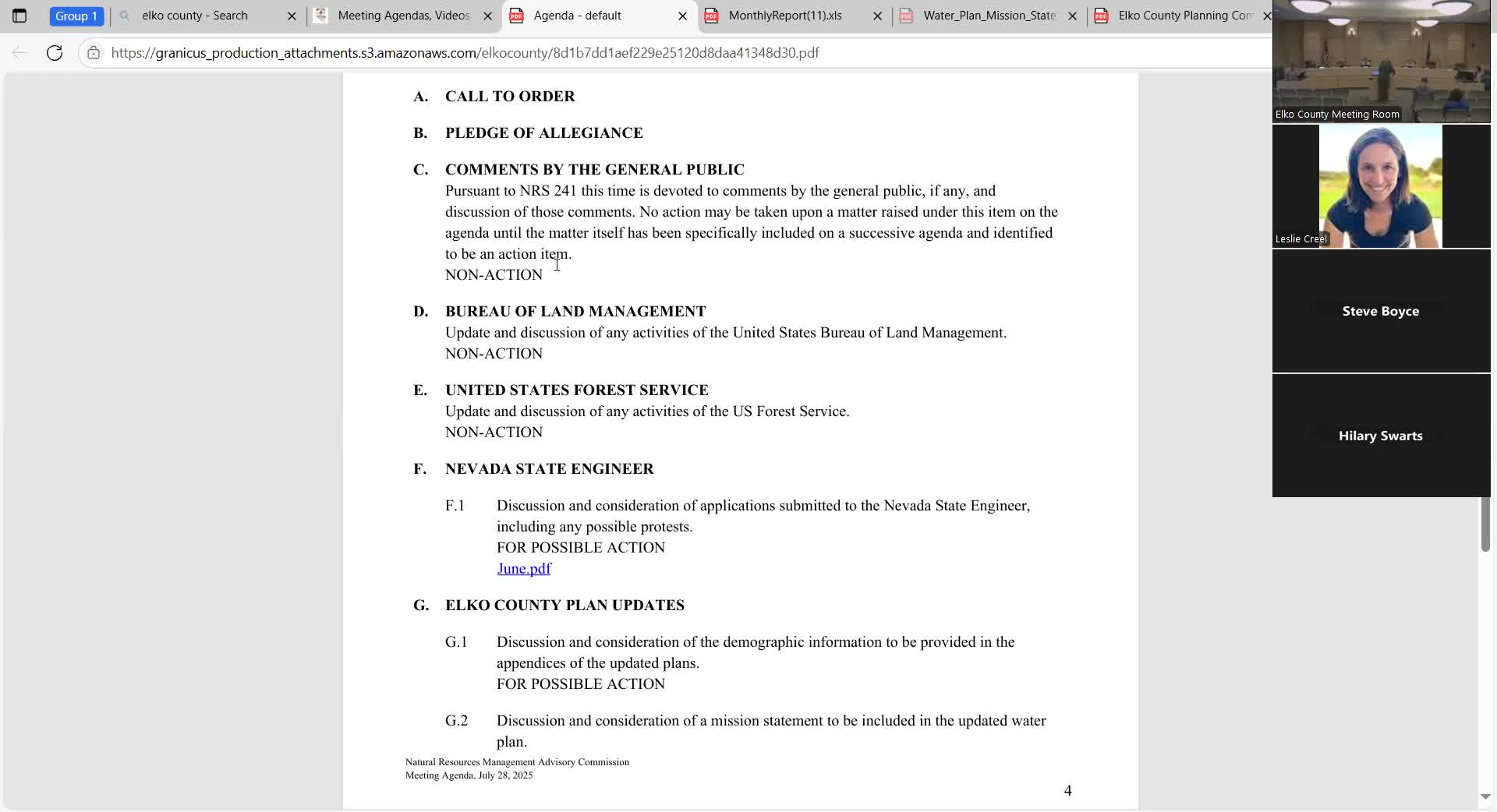 Forest Service reports 44% staffing shortfall in district; local projects and infrastructure updates provided