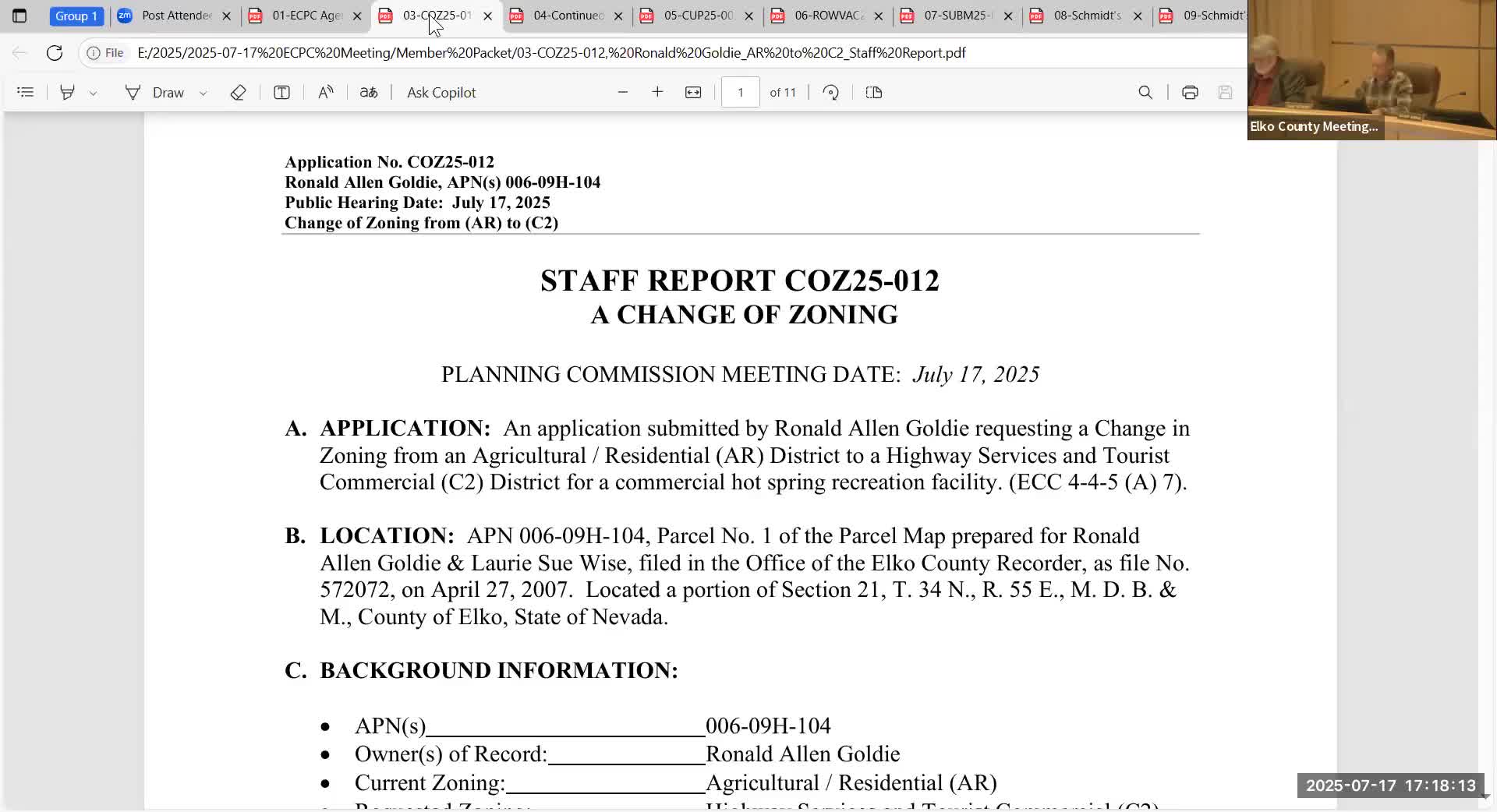 Elko County approves zoning change to allow hot‑springs recreational facility near Elko