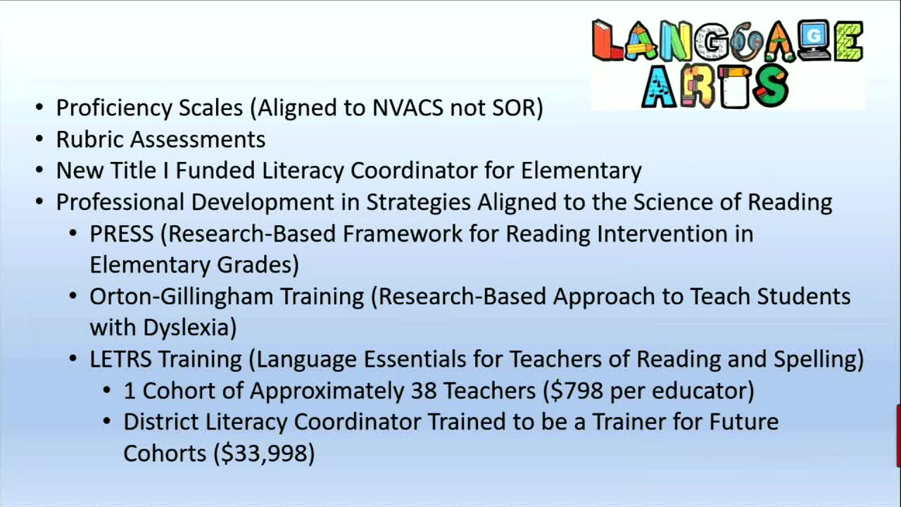 District presents 2024–25 MAP results: math gains; literacy work ongoing with new training commitments