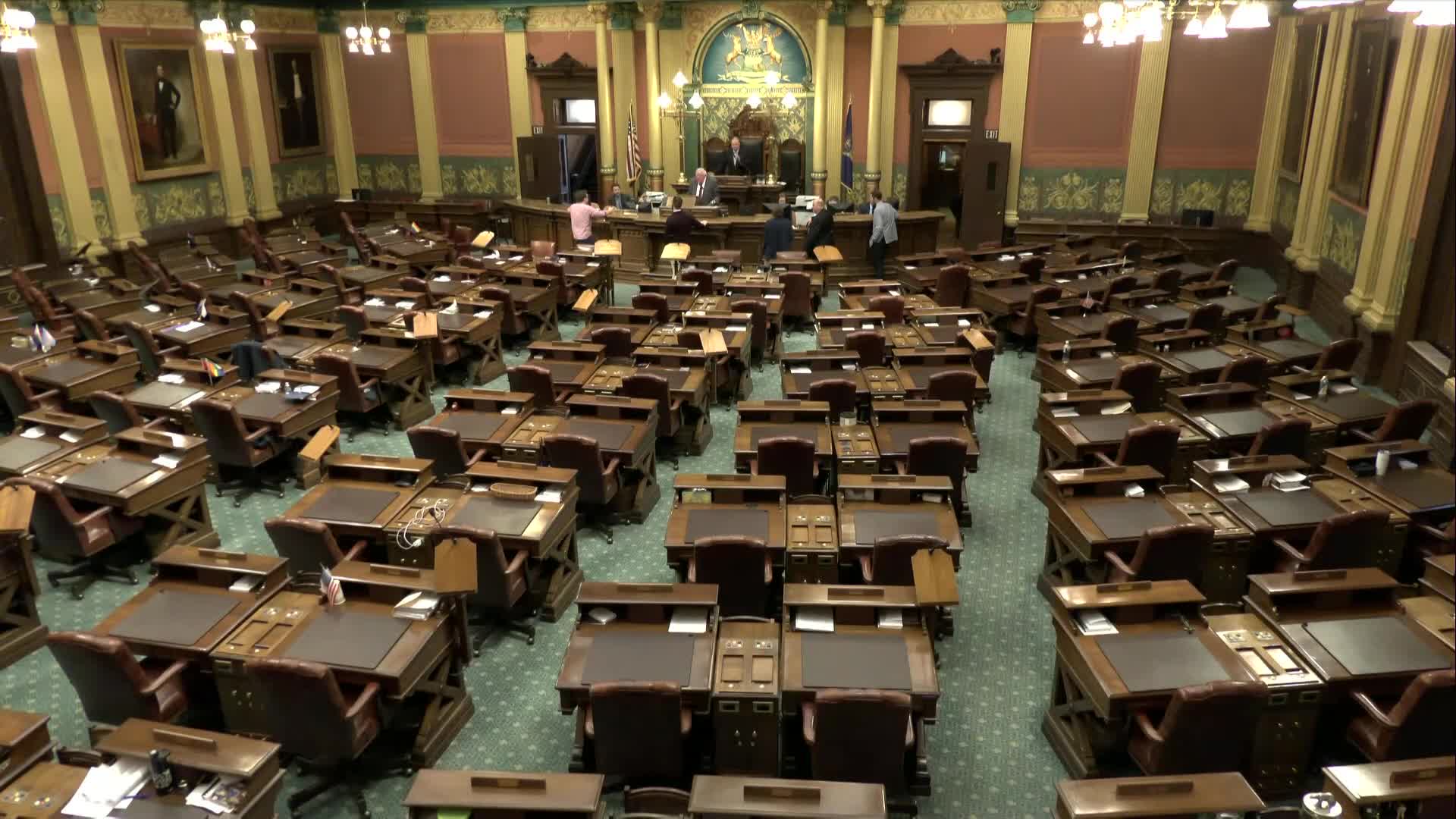 Michigan House Adjourns Due to Lack of Quorum Amid Emergency Declaration