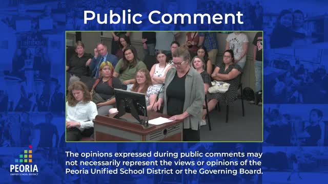 Peoria Unified School District Parents Rally Against Cuts to Performing Arts Programs