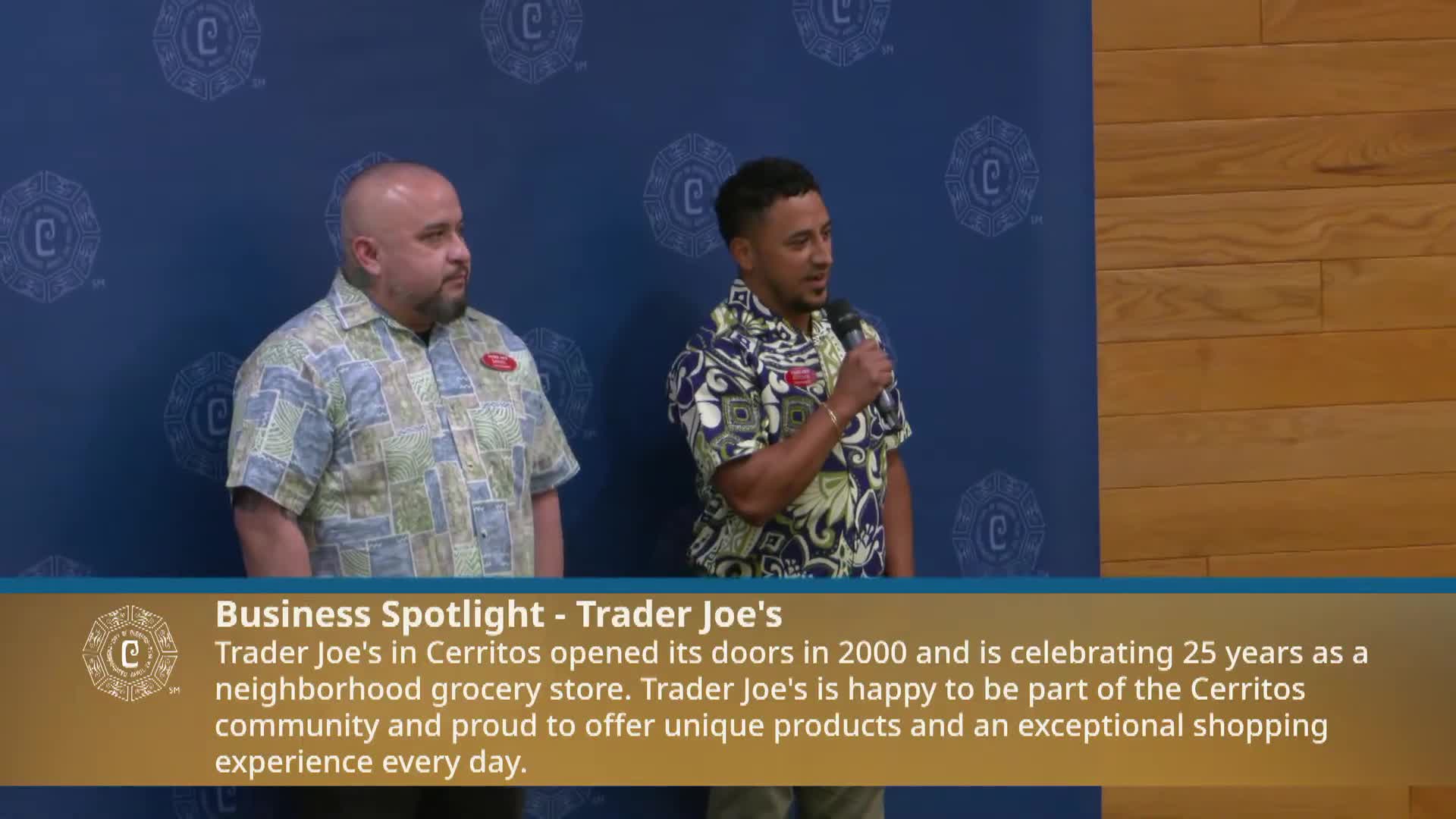 Cerritos City Council Honors Trader Joe's 25 Years of Service