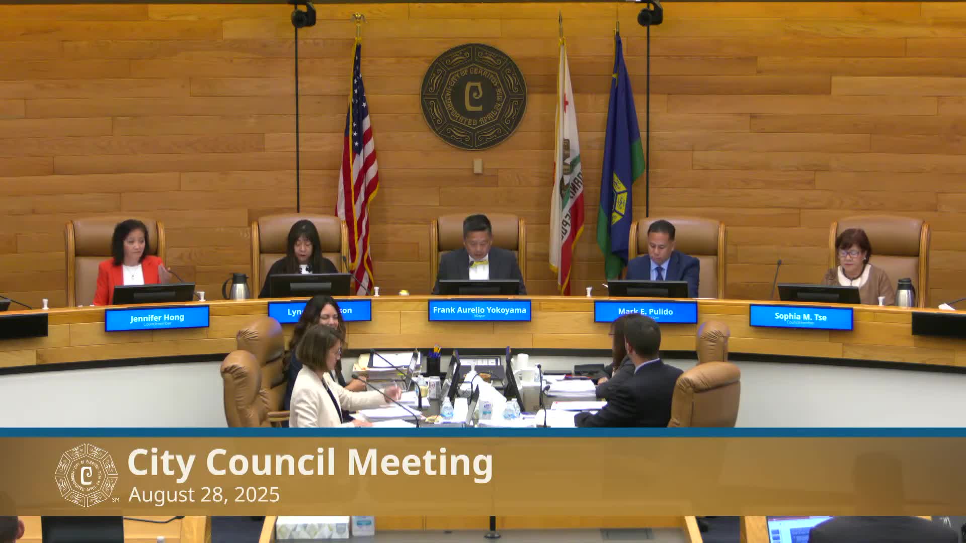 Cerritos City Council Meeting Opens with Invocation and Pledge by Community Leaders