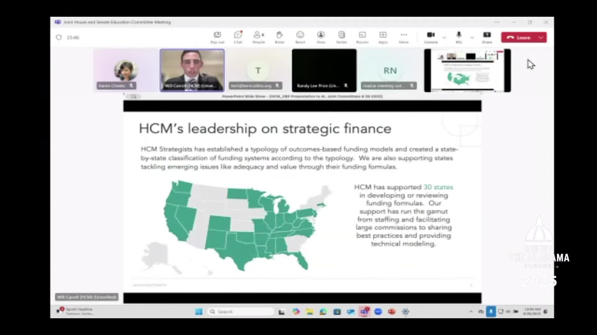 HCM Discusses Space Funding Support for Community Colleges Across 30 States