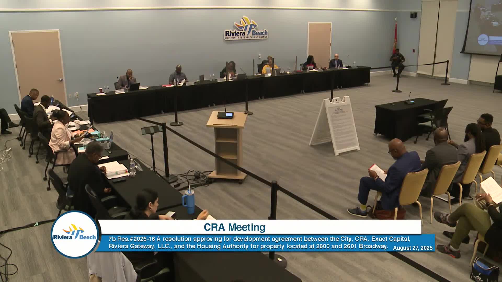 Riviera Beach Council Approves Development Agreement for Broadway Housing Project
