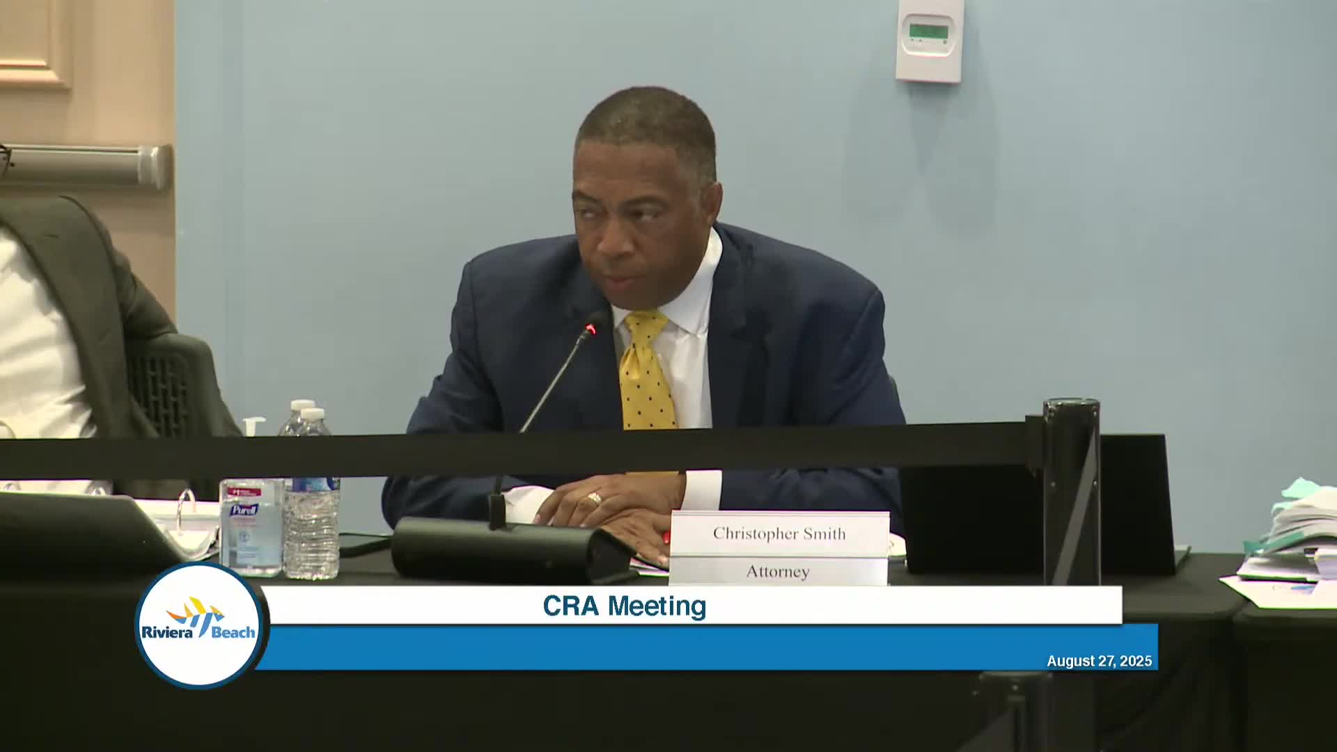 City Council Allows Mayor Douglas Lawson to Participate as Nonvoting Member in CRA Meetings