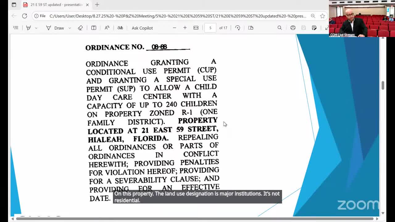 Hialeah Council Reviews Daycare Expansion to 240 Children Amid Community Opposition