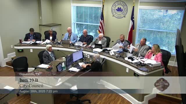 Galveston Council Approves Ordinances on Right of Way and Parking Regulations