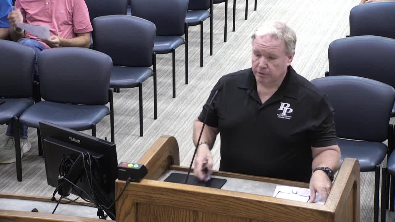 Commissioner Mahan questions zoning of commercial properties along 183 A corridor