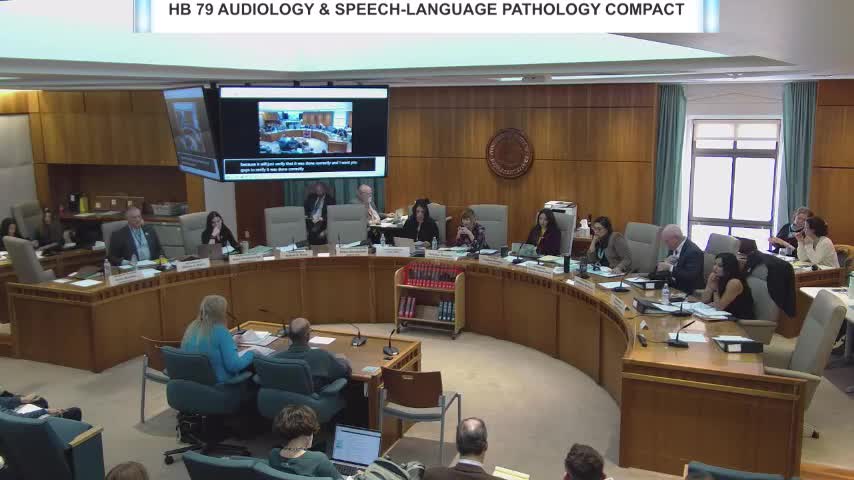 Committee advances occupational therapy licensure compact language; amendment to add background checks to be incorporated into sub