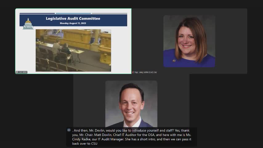 Colorado State University tells auditors it has posted policies and formed partnerships as it works toward DoD CMMC readiness