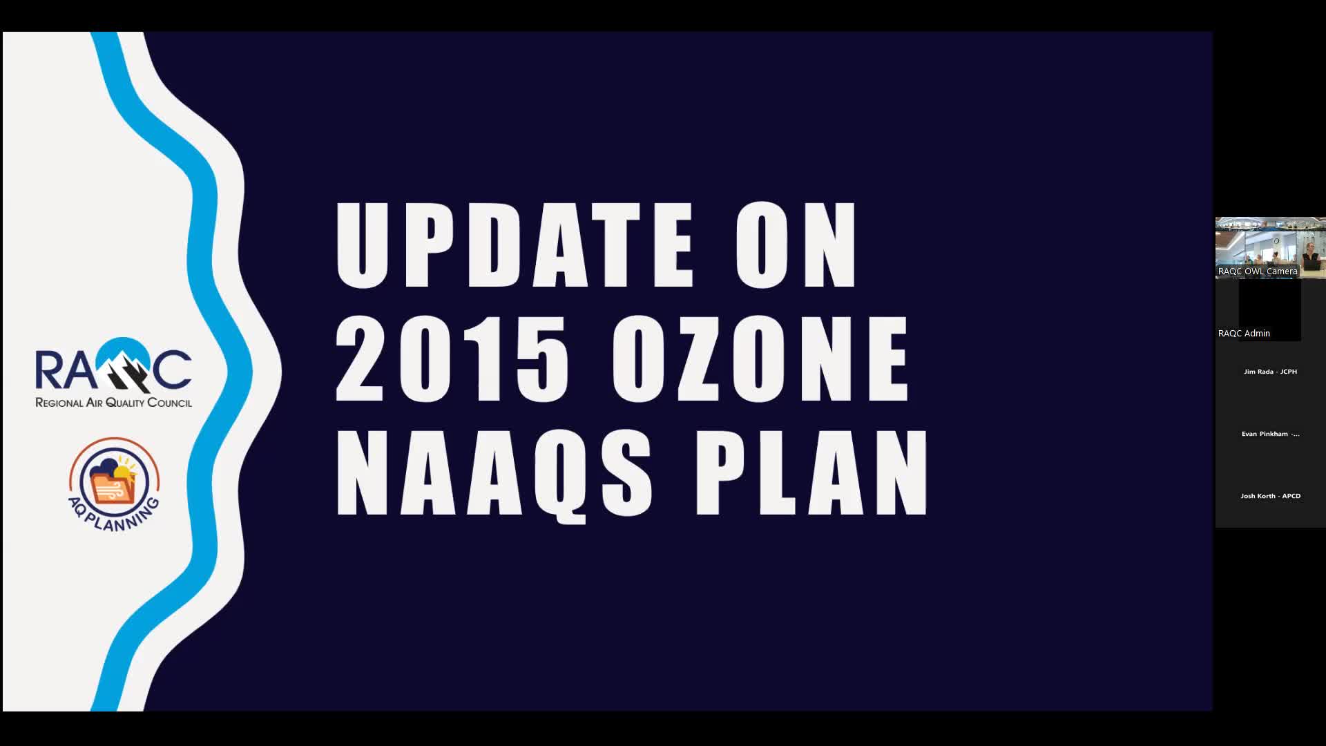 RAC staff found modeling error; November Air Quality Control Commission hearing for SIP rulemaking still on track