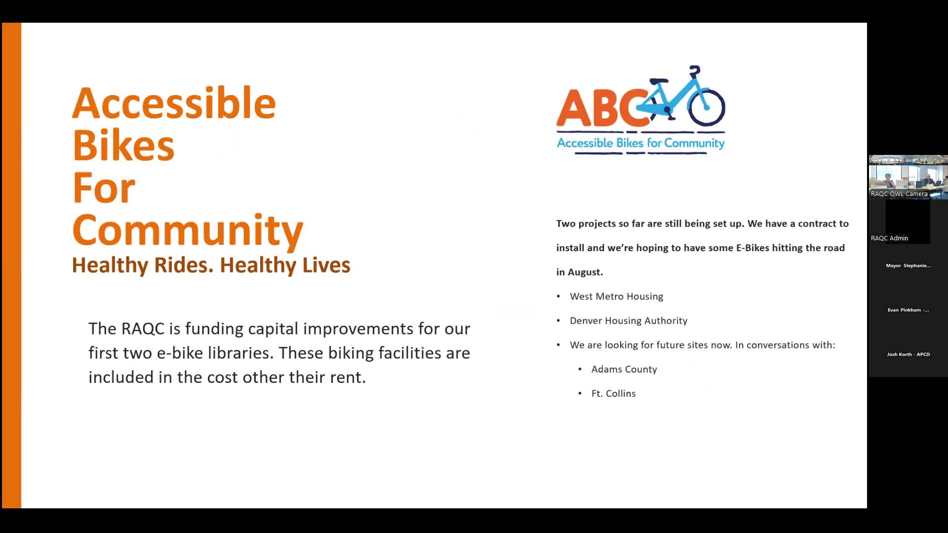 Denver Housing Authority partners for e-bike libraries and clean air initiatives