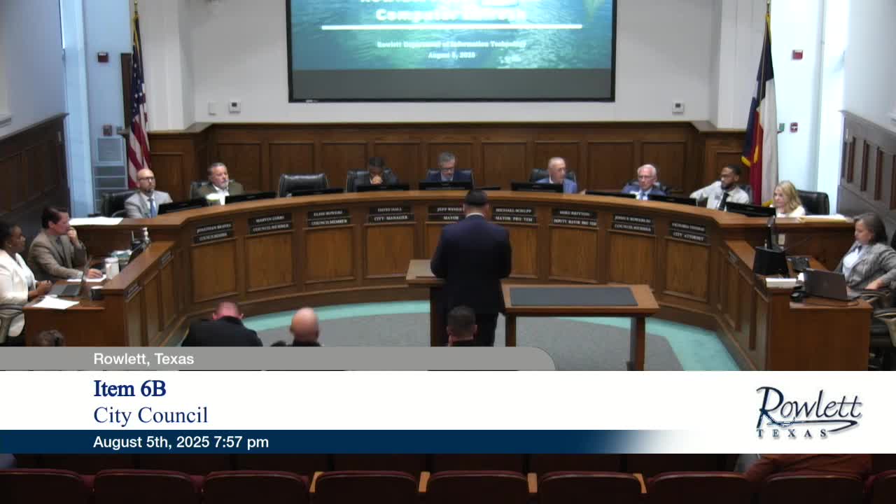 Council approves purchase of 33 rugged laptops for patrol cars to meet upcoming Windows support cutoff