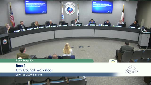 Rosenberg kicks off comprehensive-plan update after $250,000 GLO resiliency grant