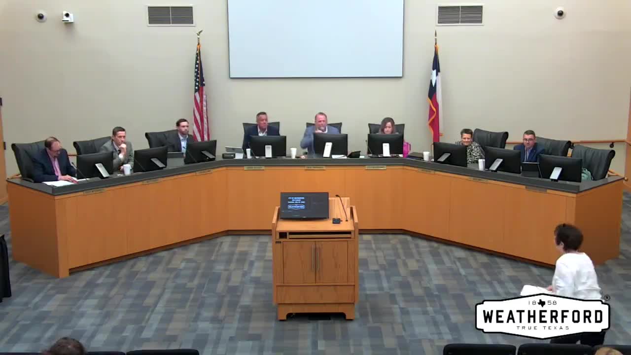 Neighbor asks city to press Weatherford Chamber on political activity at Peach Festival