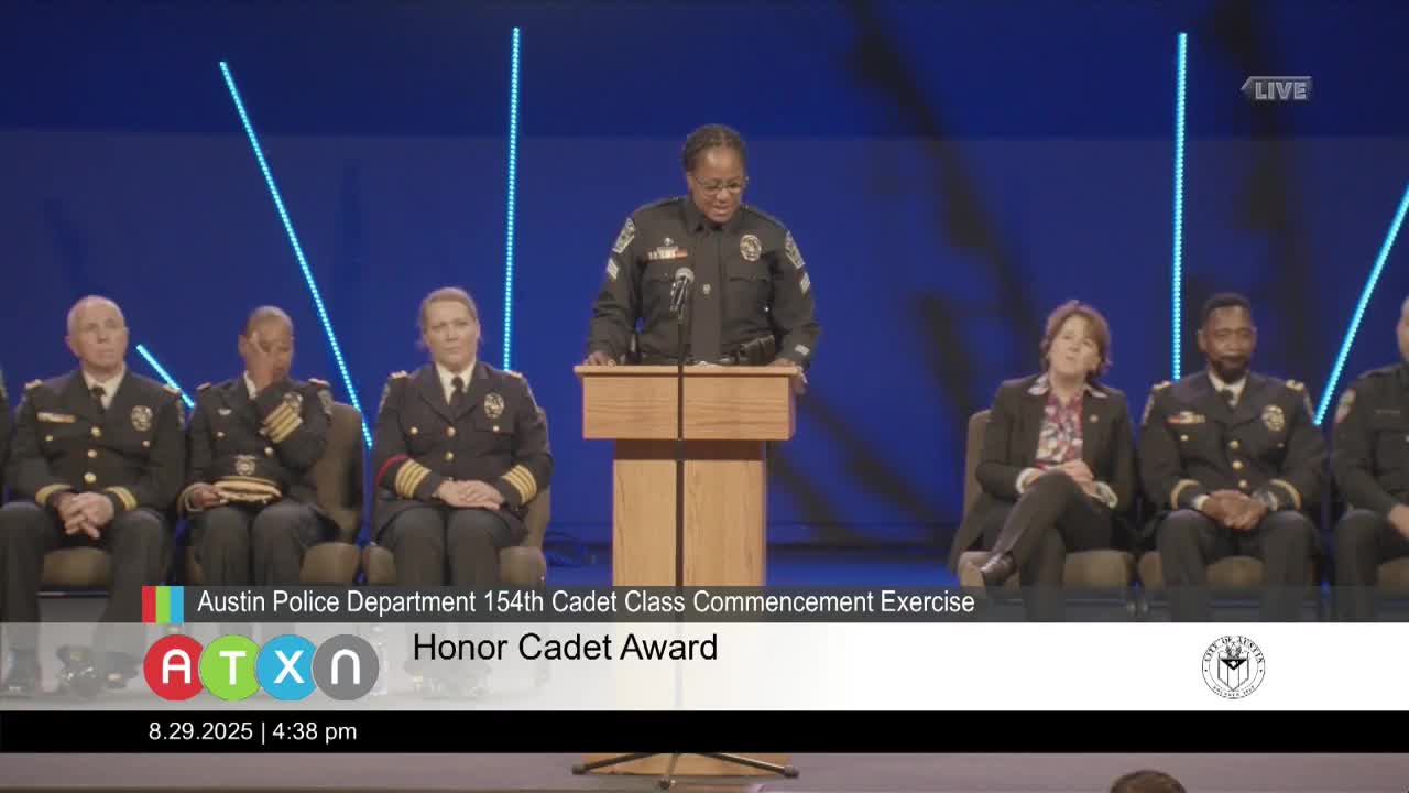 Chief Lisa Davis celebrates graduation of 150 fourth cadet class at Austin Police Department
