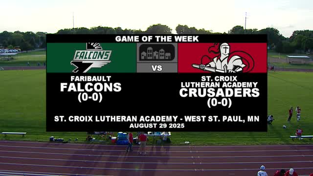 Saint Croix Lutheran Hosts Faribault Falcons in Exciting Football Season Opener