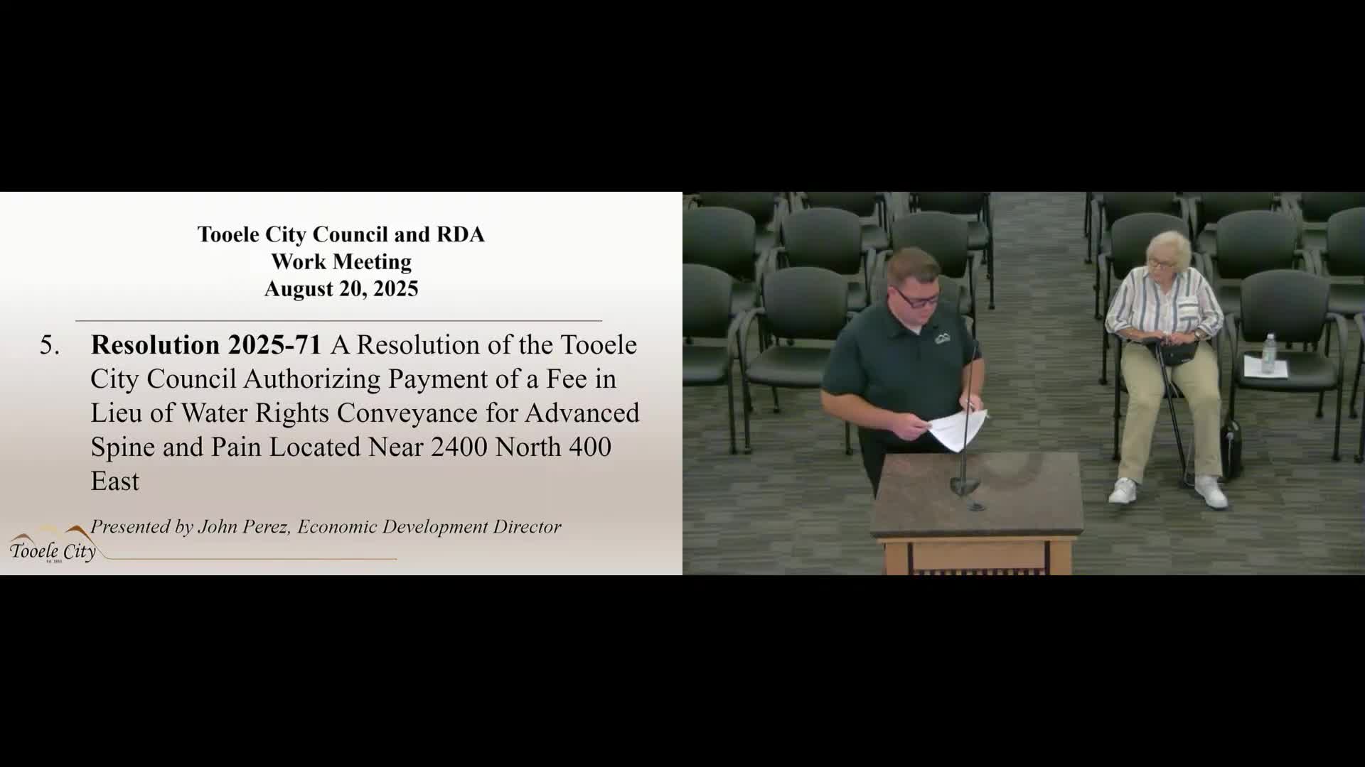 Tooele council approves fee-in-lieu of water-rights for two developments, both 5-0