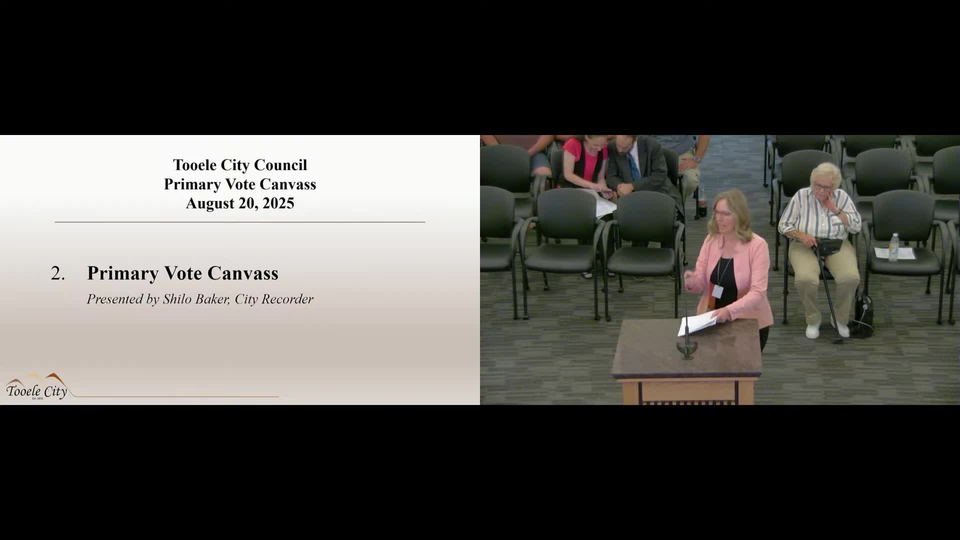 Tooele Council unanimously certifies 2025 primary canvass showing 24.4% turnout