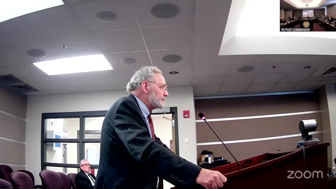 Tennessee Commission Reviews Officer Certification Issues Across Multiple Police Departments