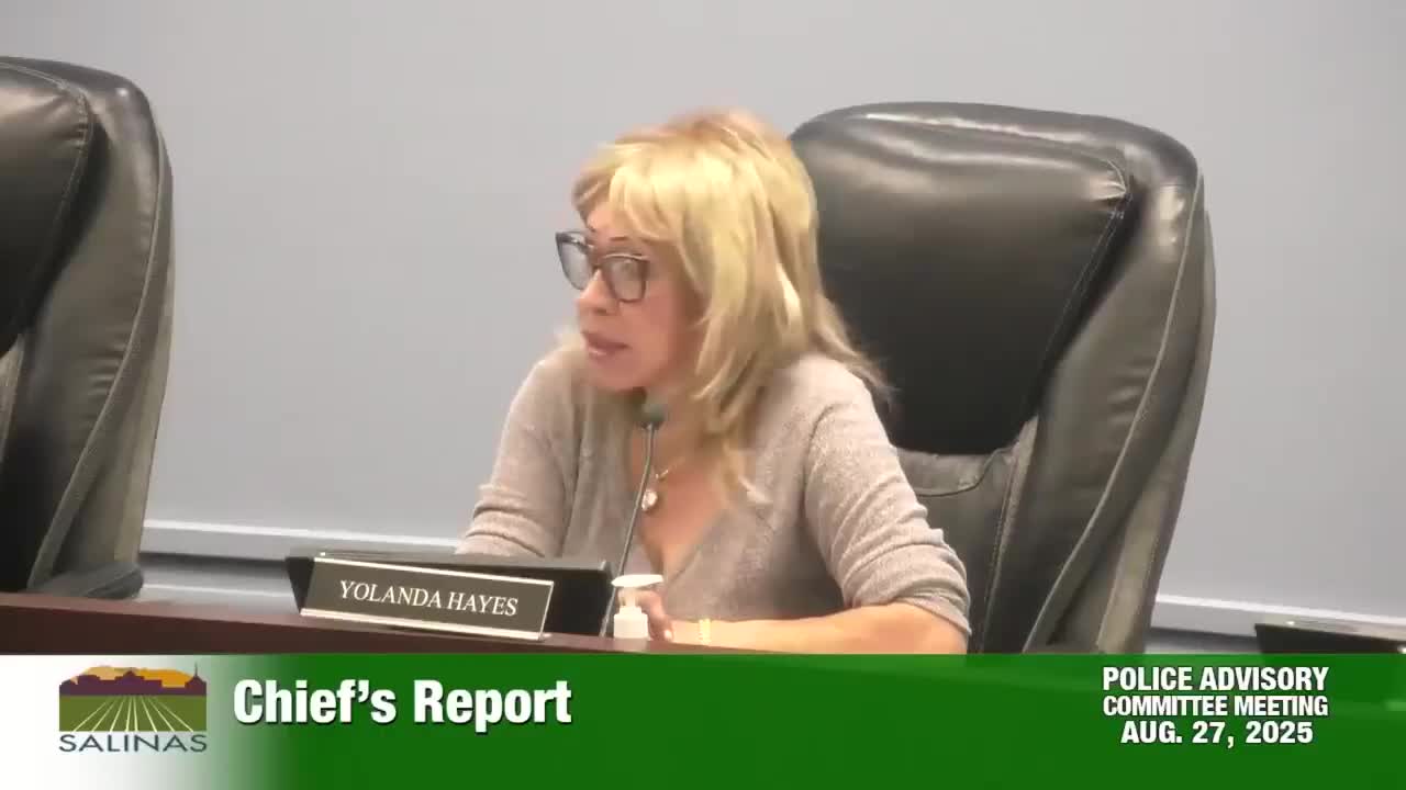 Salinas discusses traffic enforcement grants and homeless outreach at city council meeting