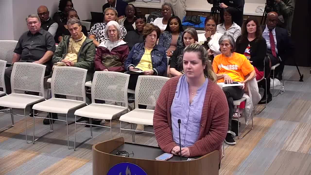 Local Parent Advocates for Continued Operation of Neighborhood High School
