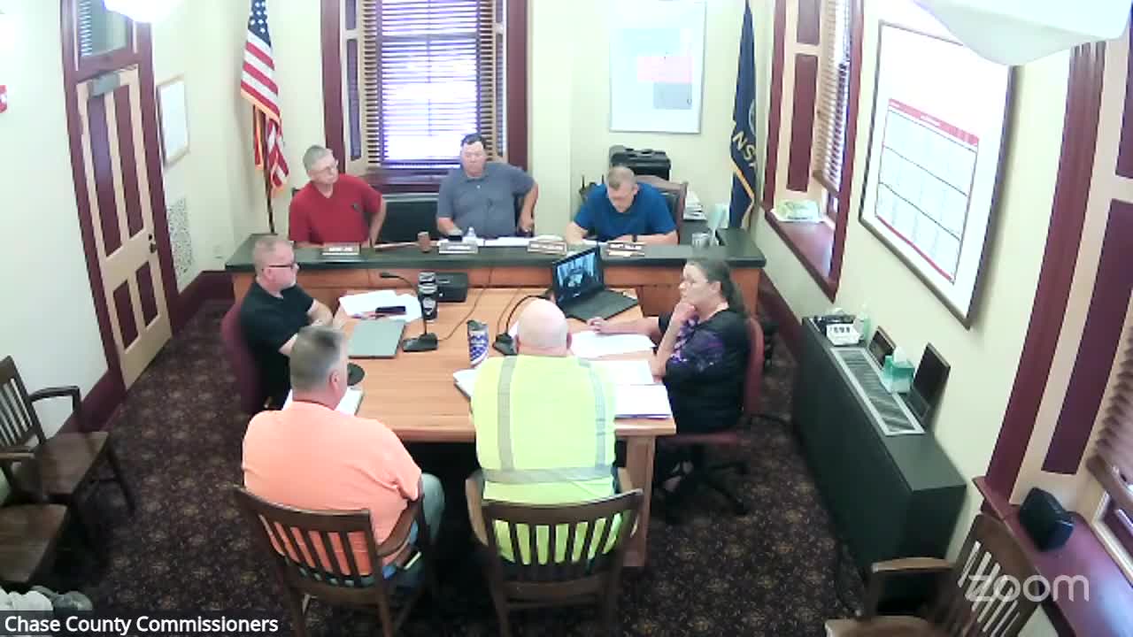 Chase County joins Osage County to apply for FHWA Bridge Investment funds; commissioners OK consultant contract