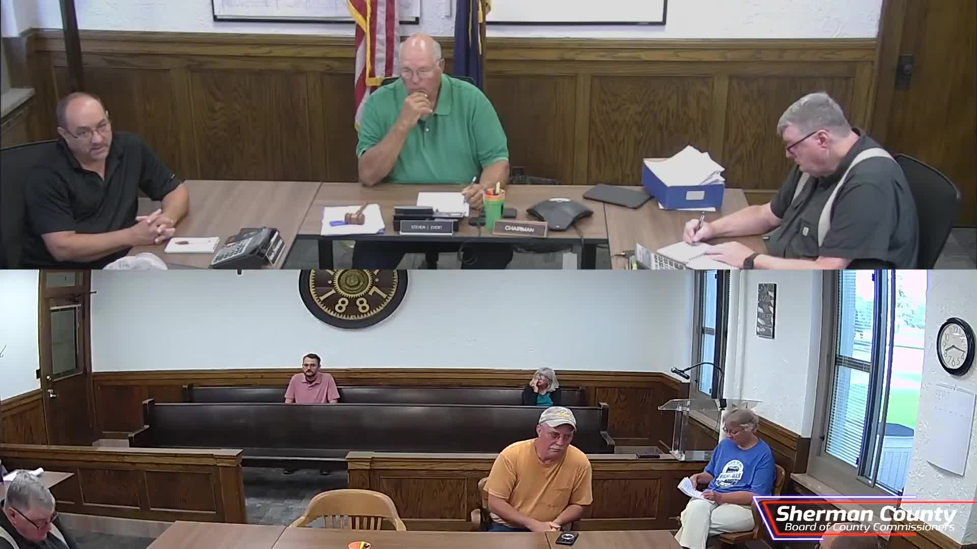 Sherman County commissioners back plan to pursue donated fire department storage building; ask for bids and grant pursuit