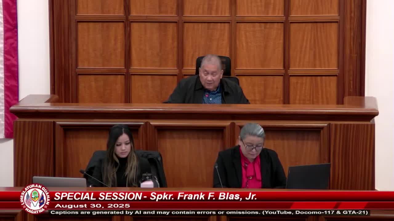 Senator Sabrina Salas Matanani Recognized in Legislative Meeting