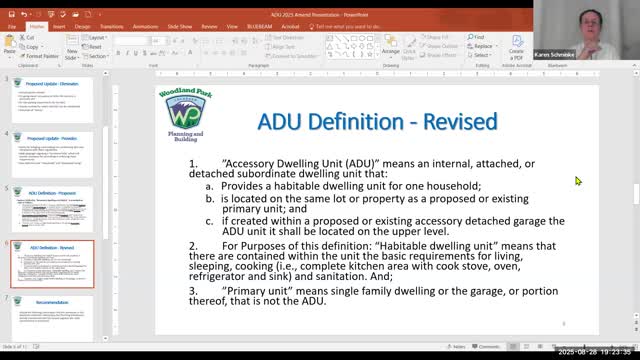 Planning Commission recommends city council approve new accessory dwelling unit ordinance