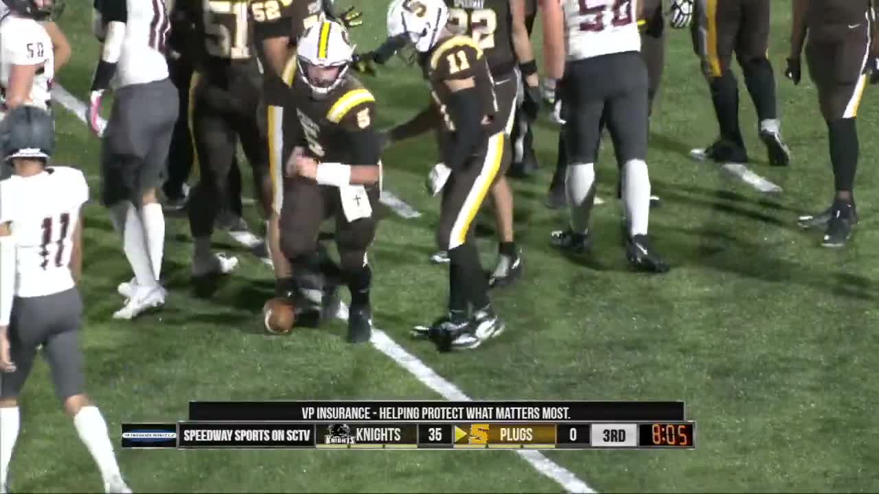 Northview Knights Dominate Speedway With 42-0 Victory Led By Avery Perry's Touchdown