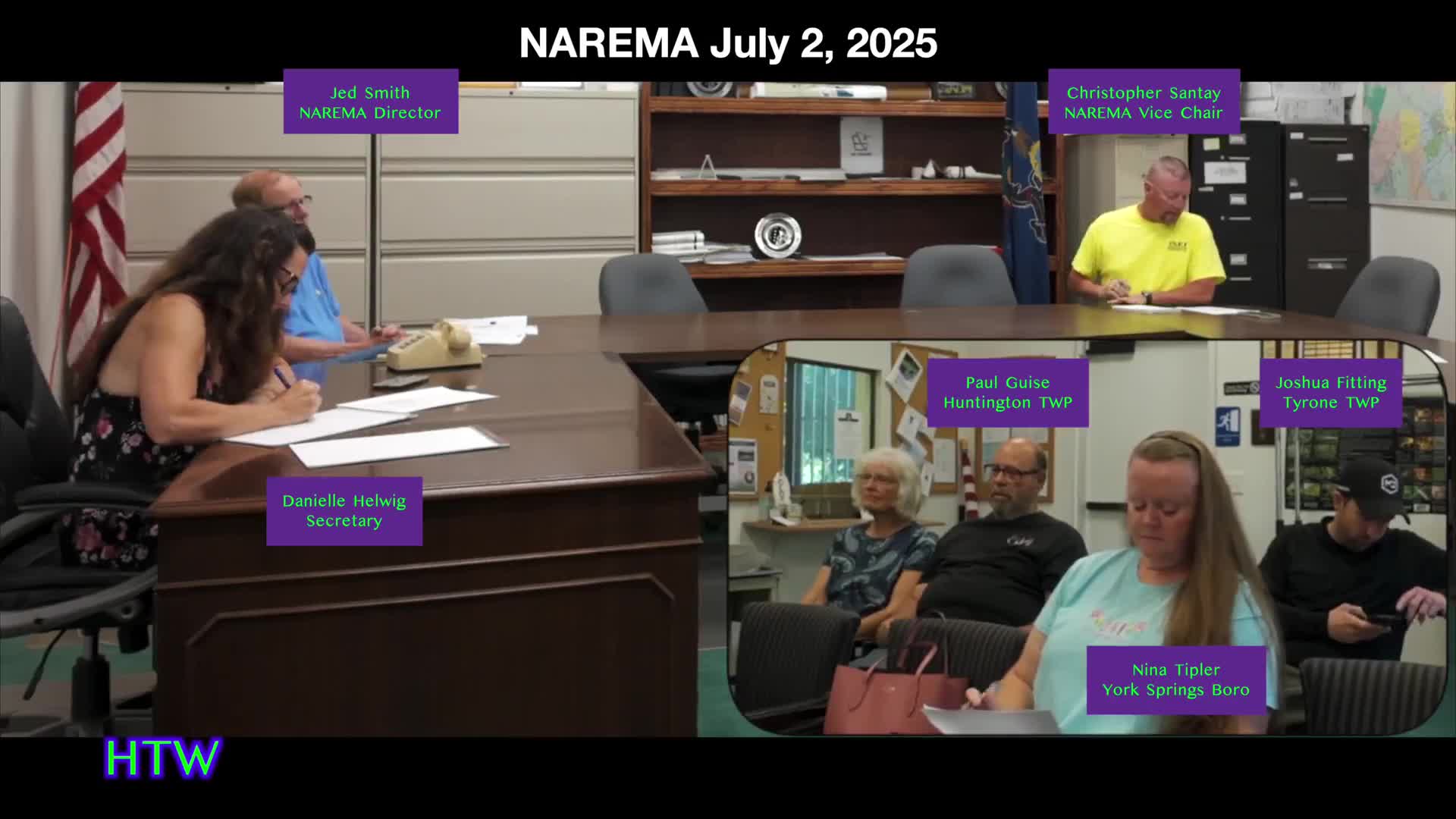 Narima members press municipalities to review MOU for shared emergency truck after substation fire