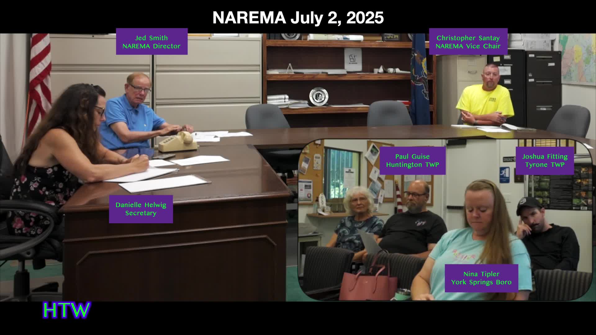 Emergency Response Team Discusses Coordination During Transformer Fire Incident