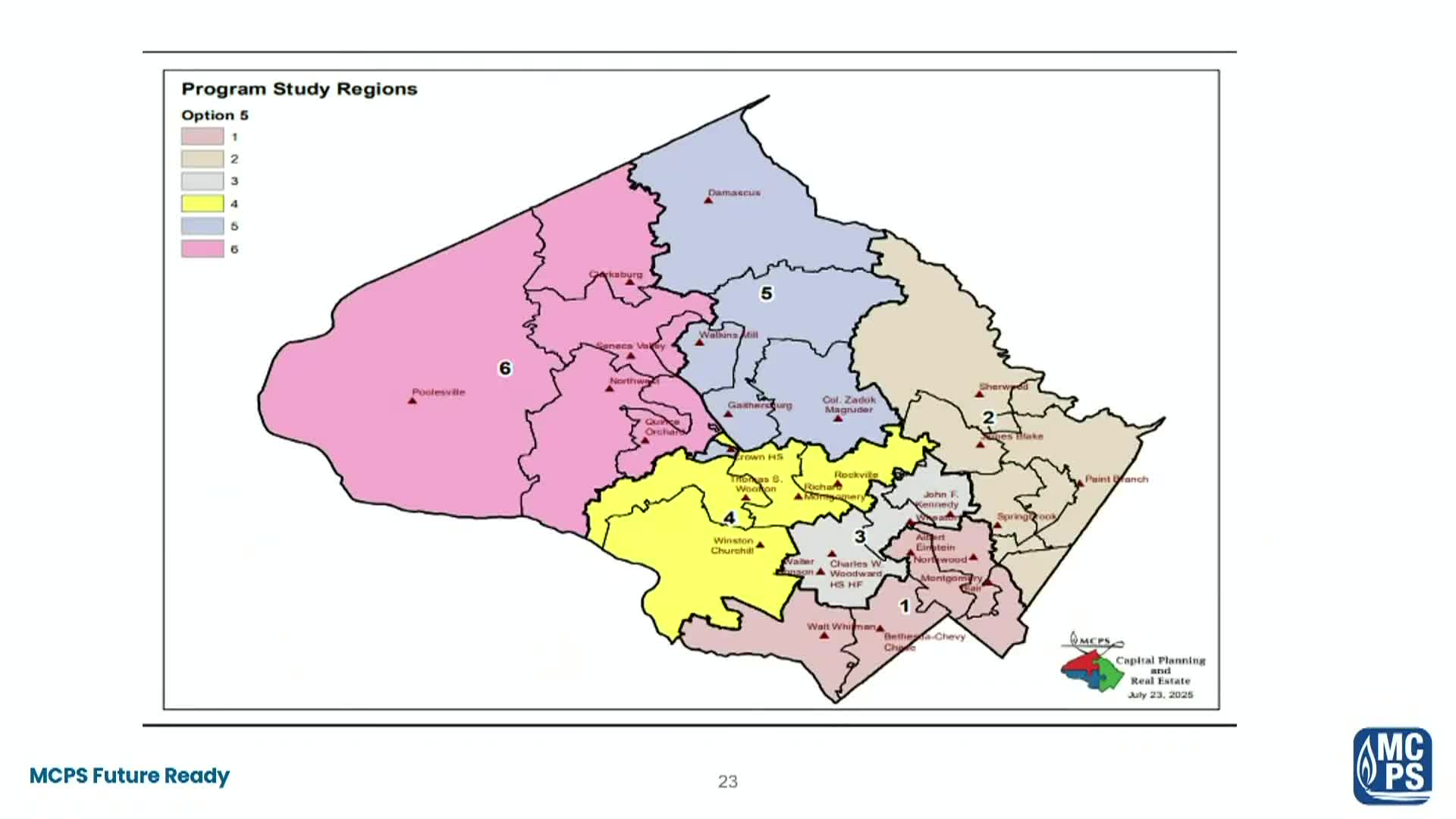 Montgomery Schools Propose New Regional Programs Across Six High School Regions