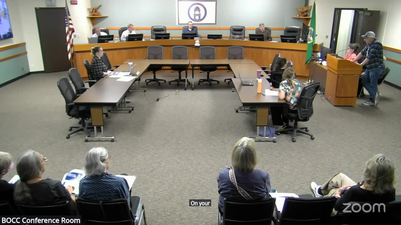 Clallam County Residents Critique Rising Taxes and Ineffective Spending at Commissioners Meeting